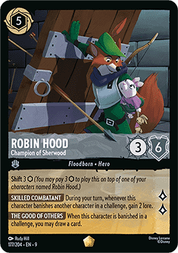 Robin Hood - Champion von Sherwood 9FAB-177 Legendary Near Mint Deutsch Foil