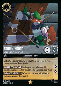Robin Hood - Champion von Sherwood 9FAB-177 Legendary Boosterfrisch Deutsch