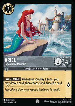 Arielle - Entschlossene Meerjungfrau 9FAB-196 Common Boosterfrisch Deutsch Foil