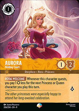 Aurora - Hält Hof (V.2) 9FAB-206 Epic Boosterfrisch Deutsch Foil