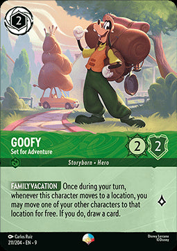Goofy - Bereit für ein Abenteuer (V.2) 9FAB-211 Epic Boosterfrisch Deutsch Foil