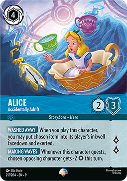 Alice - Versehentlich verirrt 9FAB-217 Epic Near Mint Deutsch Foil