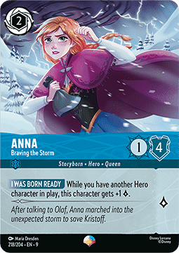 Anna - Braving the Storm 9FAB-218 Epic Near Mint Englisch Foil