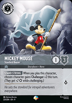 Micky Maus - Standartenträger (V.2) 9FAB-221 Epic Boosterfrisch Deutsch Foil