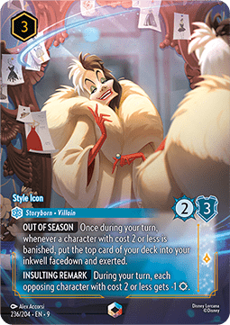 Cruella De Vil - Stilikone 9FAB-236 Enchanted Excellent Deutsch Foil