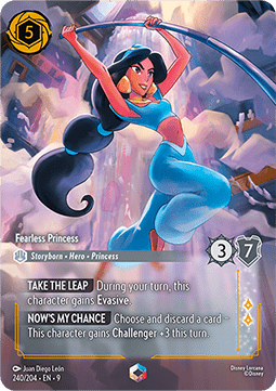 Jasmin - Furchtlose Prinzessin 9FAB-240 Enchanted Near Mint Deutsch Foil