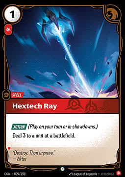 Hextech Ray OGN-009 Common Near Mint Englisch