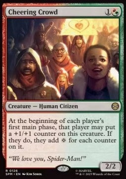 Cheering Crowd SPM-126 Rare Near Mint Englisch Foil