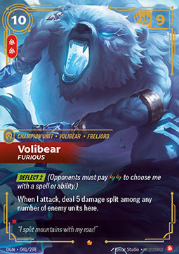 Volibear, Furious (V.1) OGN-041 Epic Near Mint Englisch Foil