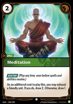 Meditation OGN-048 Common Boosterfrisch Englisch