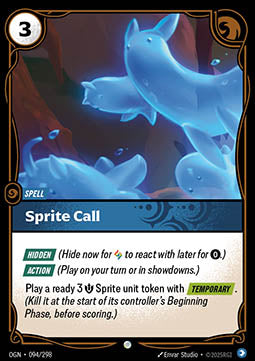 Sprite Call OGN-094 Common Boosterfrisch Englisch