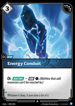 Energy Conduit OGN-098 Uncommon Near Mint Englisch