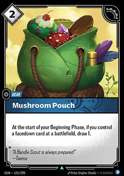 Mushroom Pouch OGN-101 Uncommon Near Mint Englisch