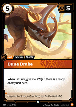 Dune Drake OGN-131 Common Near Mint Englisch Foil