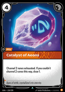 Catalyst of Aeons OGN-138 Uncommon Near Mint Englisch