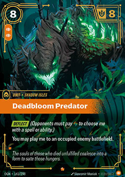 Deadbloom Predator OGN-161 Epic Near Mint Englisch Foil