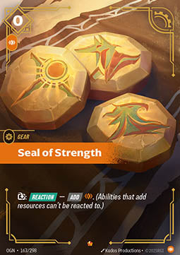 Seal of Strength OGN-163 Epic Near Mint Englisch Foil