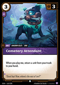 Cemetery Attendant OGN-165 Common Near Mint Englisch