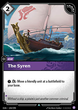 The Syren OGN-184 Uncommon Near Mint Englisch