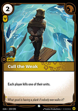 Cull the Weak OGN-209 Common Near Mint Englisch