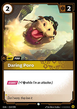 Daring Poro OGN-210 Common Boosterfrisch Englisch