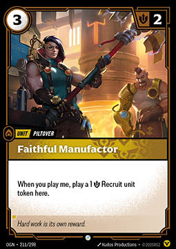 Faithful Manufactor OGN-211 Common Near Mint Englisch