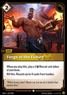 Forge of the Future OGN-212 Common Near Mint Englisch Foil