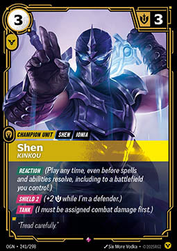 Shen, Kinkou OGN-241 Rare Excellent Englisch Foil