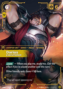 Darius, Executioner (V.1) OGN-243 Epic Near Mint Englisch Foil