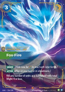 Fox-Fire OGN-256 Epic Near Mint Englisch Foil