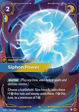 Siphon Power OGN-266 Epic Near Mint Englisch Foil