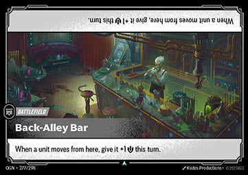 Back-Alley Bar OGN-277 Uncommon Boosterfrisch Englisch