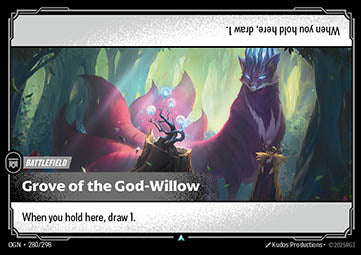 Grove of the God-Willow OGN-280 Uncommon Near Mint Englisch