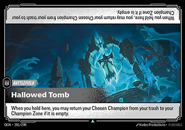 Hallowed Tomb OGN-281 Uncommon Near Mint Englisch Foil