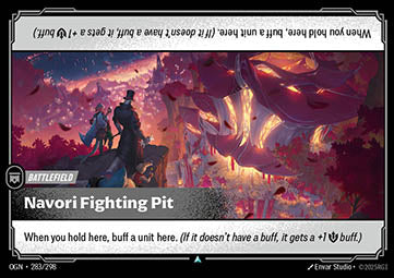 Navori Fighting Pit OGN-283 Uncommon Near Mint Englisch