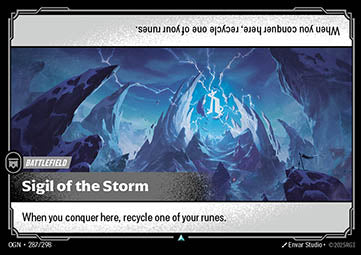 Sigil of the Storm OGN-287 Uncommon Near Mint Englisch