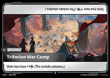 Trifarian War Camp OGN-294 Uncommon Boosterfrisch Englisch