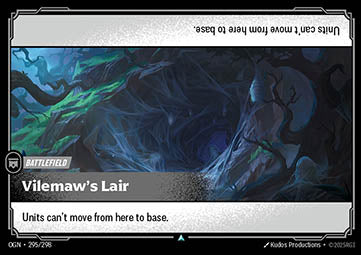 Vilemaw's Lair OGN-295 Uncommon Boosterfrisch Englisch Foil