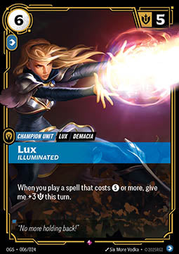 Lux, Illuminated OGS-006 Rare Excellent Englisch