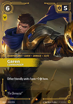 Garen, Commander OGS-013 Epic Light Played Englisch