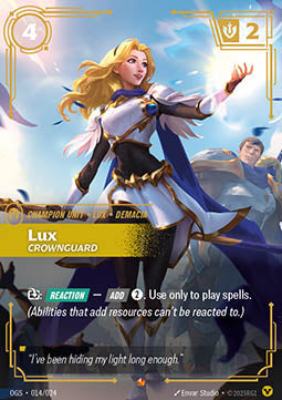 Lux, Crownguard OGS-014 Epic Near Mint Englisch