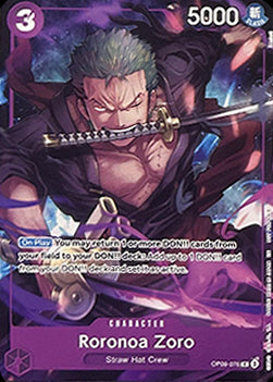 Roronoa Zoro (OP09-076) (V.1) UP Rare Near Mint Englisch