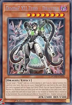 DoomZ XII Zero - Drastea (V.1) DOOD-008 Secret Rare Near Mint Englisch 1. Auflage