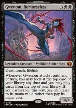 Gwenom, Remorseless (V.2) PSPM-286 Mythic Good Englisch Foil