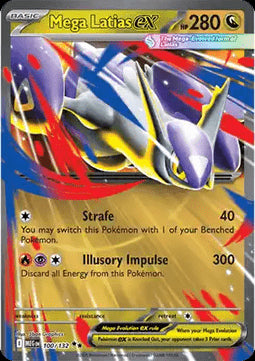 Mega Latias ex MEG-100 Double Rare Near Mint Deutsch