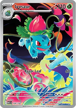 Ivysaur MEG-134 Illustration Rare Near Mint Englisch