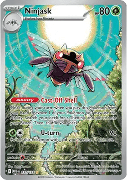 Ninjask MEG-137 Illustration Rare Near Mint Deutsch