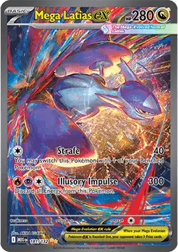 Mega Latias ex MEG-181 Special Illustration Rare Near Mint Englisch