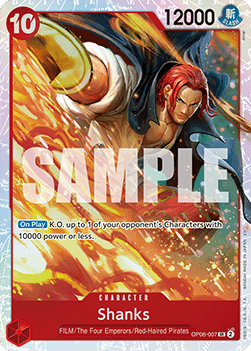 Shanks (OP06-007) (V.1) PRB02 Super Rare Near Mint Englisch