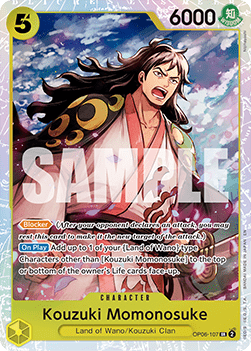 Kouzuki Momonosuke (OP06-107) PRB02 Super Rare Near Mint Englisch